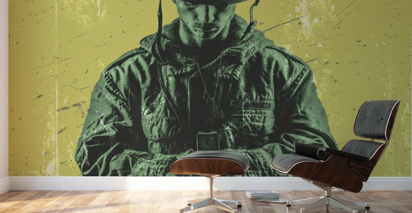 The first casualty of war is..... Wall Murals