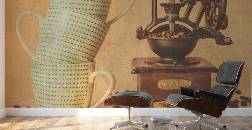 Coffee coloured nostalgia Wall Murals