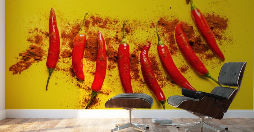 Pepper hot! Wall Murals
