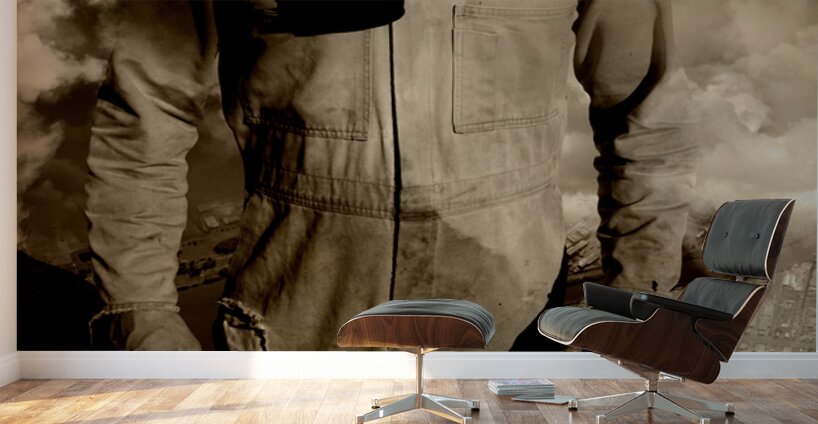 Dog Fights At Giant Heights Wall Murals