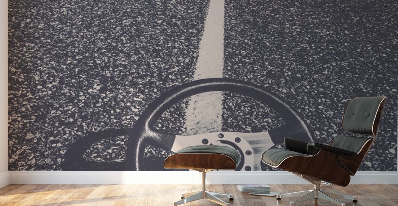 Straight up motor racing Wall Murals
