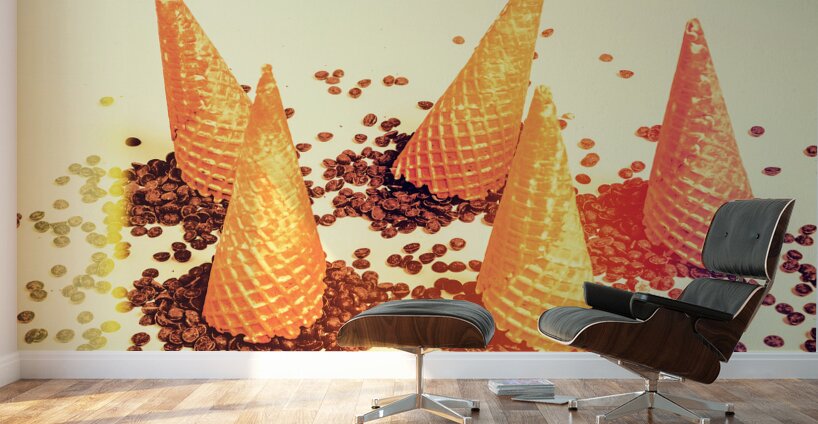 Choc chip silos Wall Murals