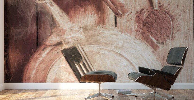 1940s coffee shop stop Wall Murals