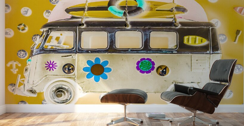 Bus Pops Wall Murals