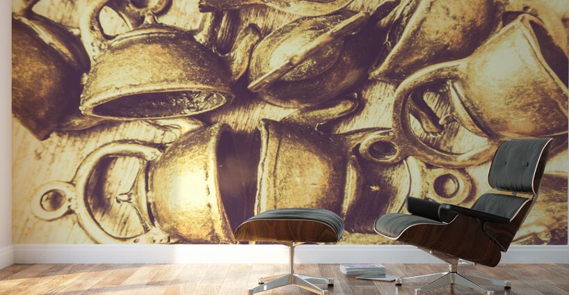 Antique cafe composition Wall Murals