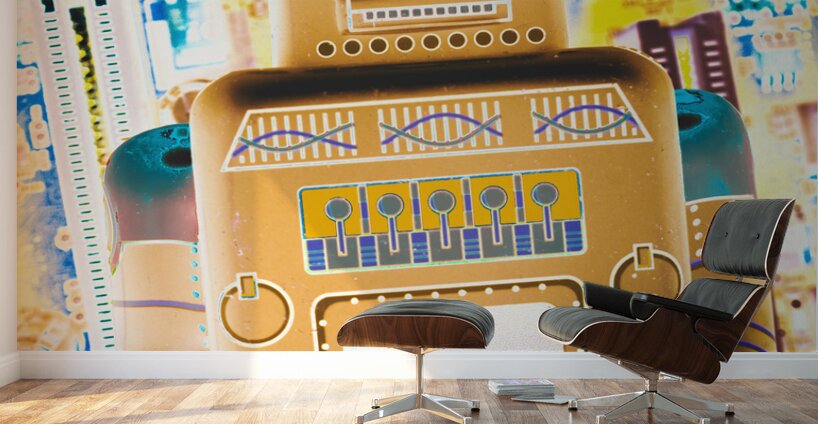 The transistor bot Wall Murals