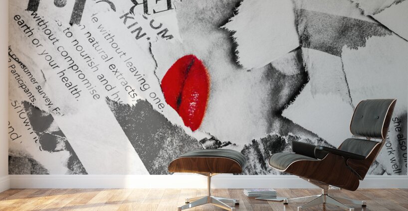 Cosmetic collage Wall Murals