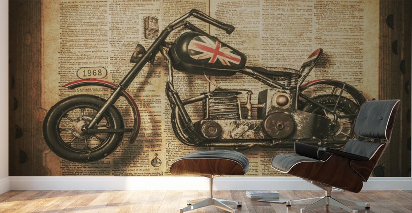 Britain biking defined Wall Murals
