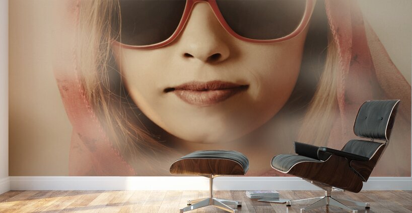 Old-fashioned mysterious beauty Wall Murals