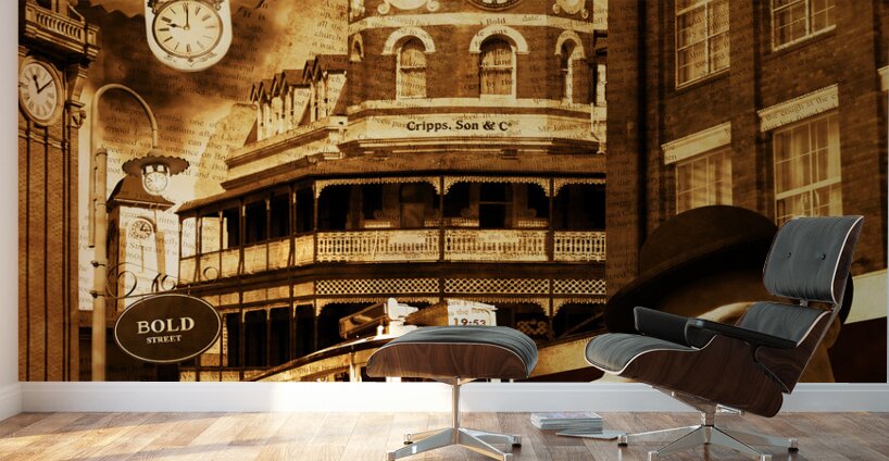 Bold Street: The Monocle Of Time Wall Murals