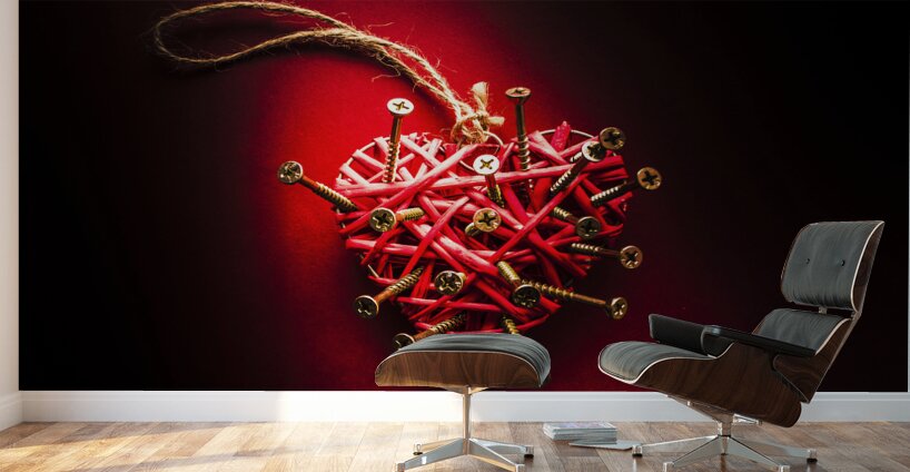 End of heartache Wall Murals