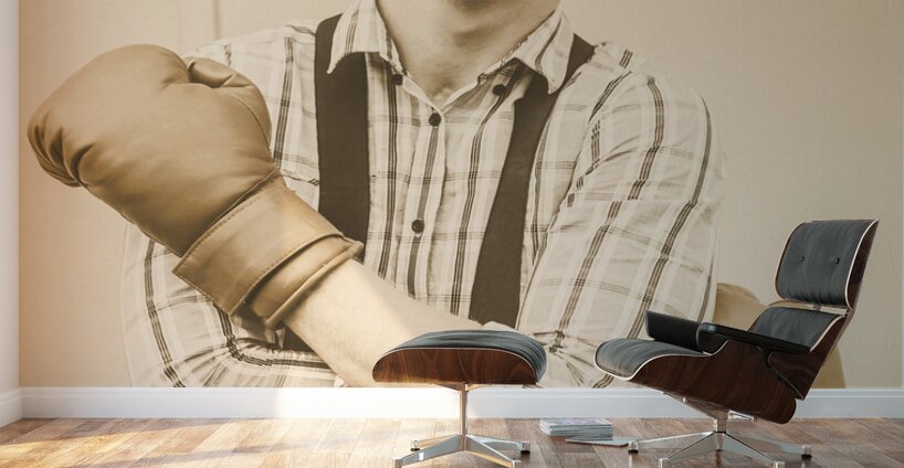 English boxing and the pride of London Wall Murals