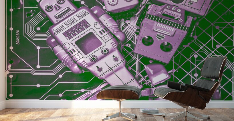 Tech borg centre Wall Murals