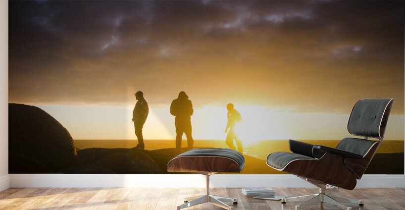 Late afternoon ocean sunset Wall Murals