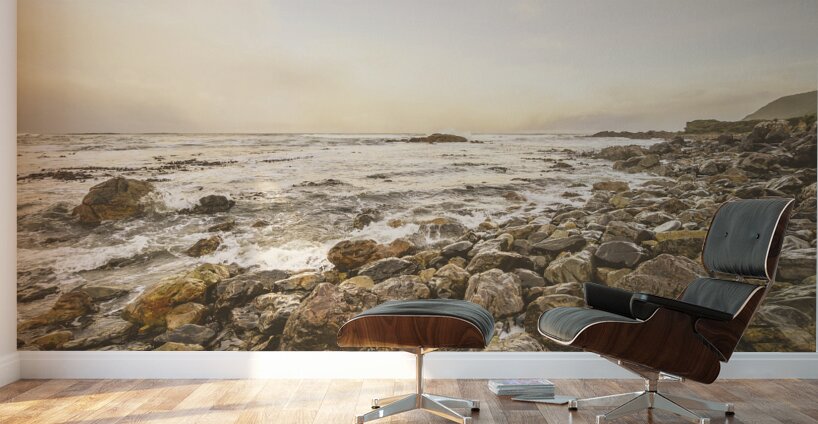 Pastel sea landscape Wall Murals