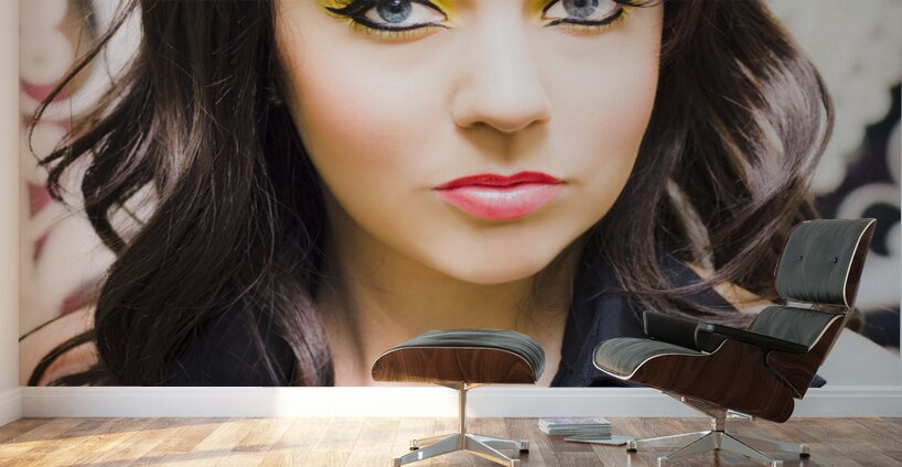 Retro Woman Wall Murals