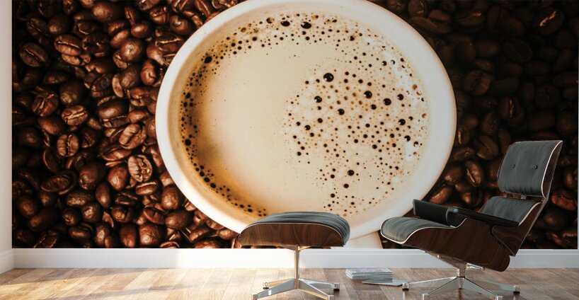 Cup and the coffee store Wall Murals