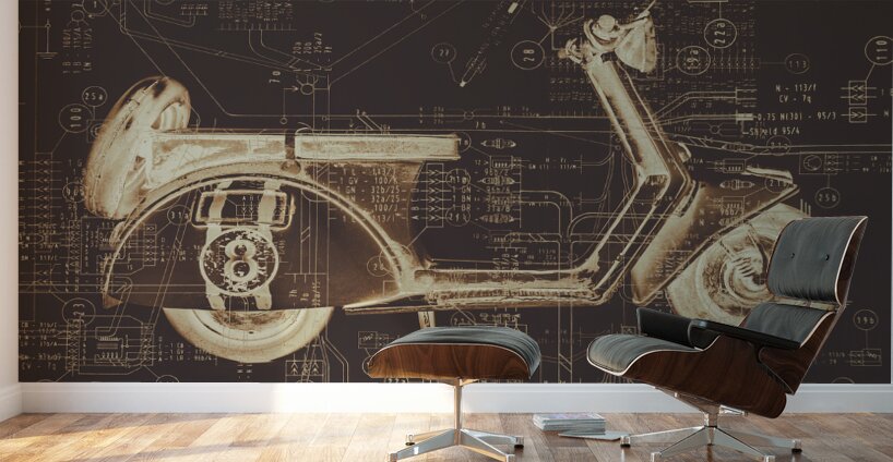 Scooter specs Wall Murals