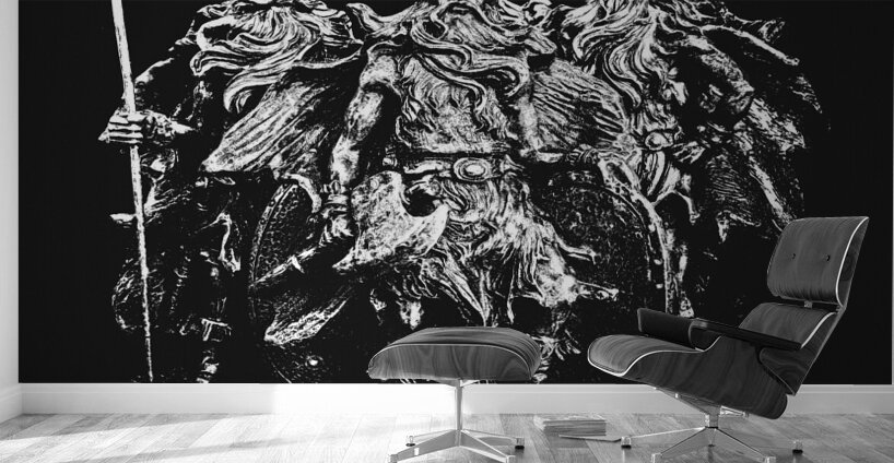 Viking hold Wall Murals