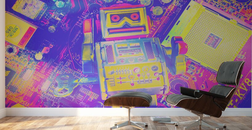 Retro reboot  Wall Murals