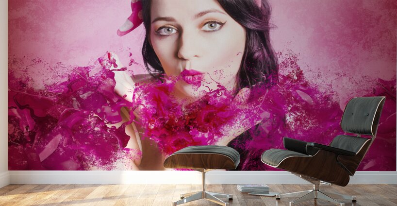 With love and hearts Wall Murals