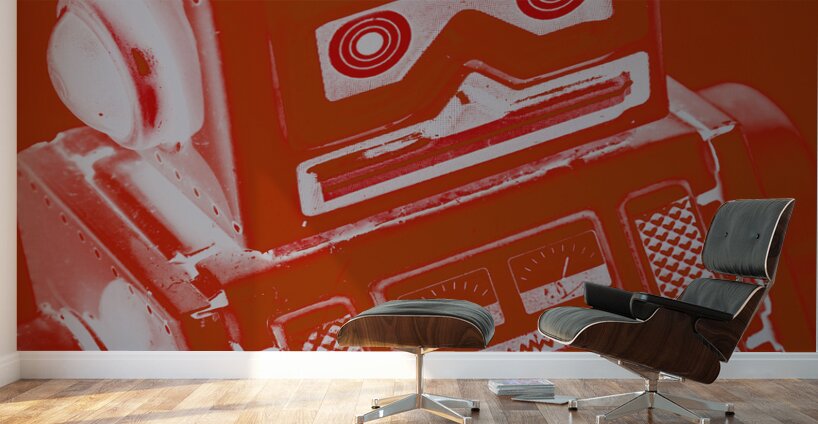 Industrial red Wall Murals