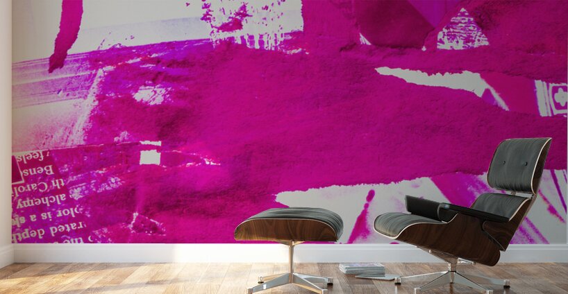 Pink and peel Wall Murals