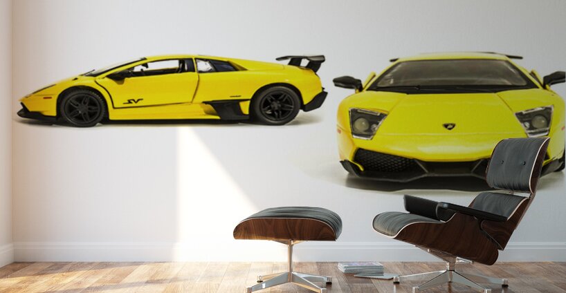 Long Lambo Lineup  Wall Murals