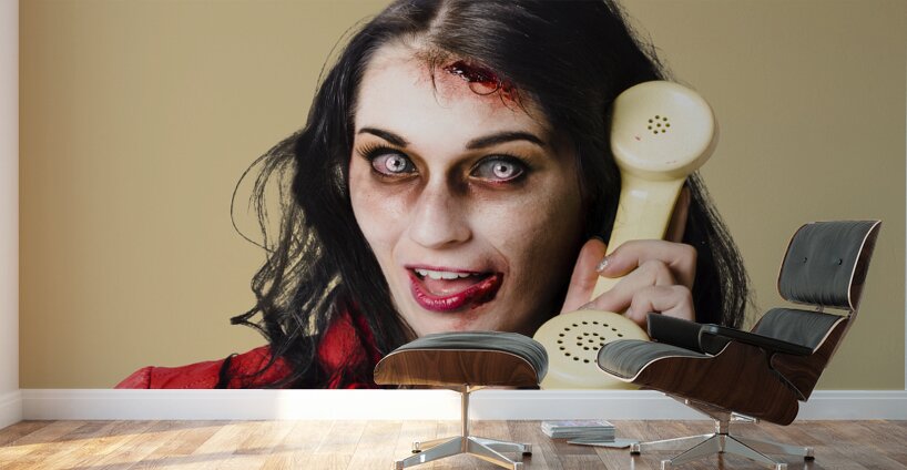 Bad news phone call Wall Murals