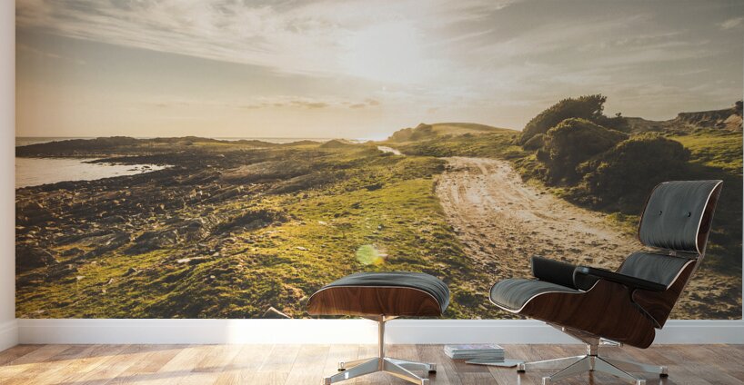 Routing western shores Wall Murals