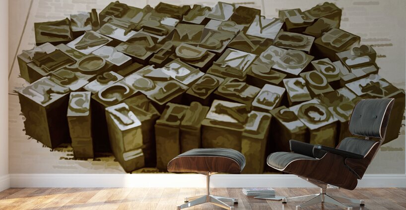 Vintage impressionism Wall Murals