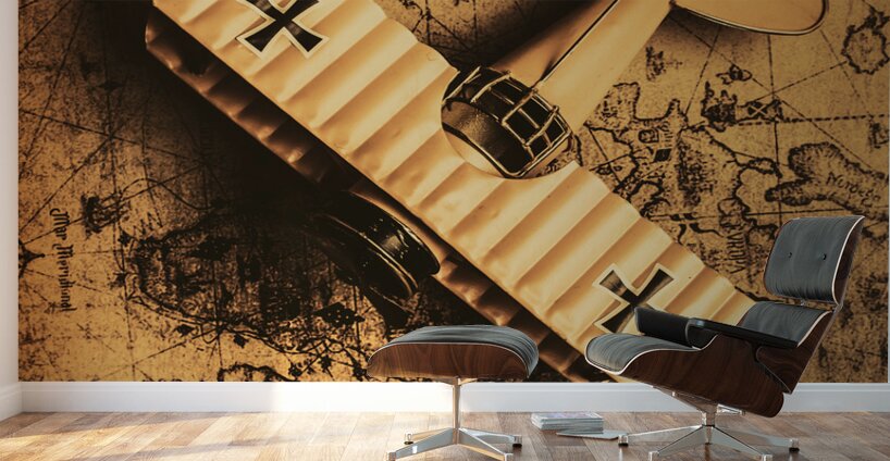 A pilots vintage adventure  Wall Murals