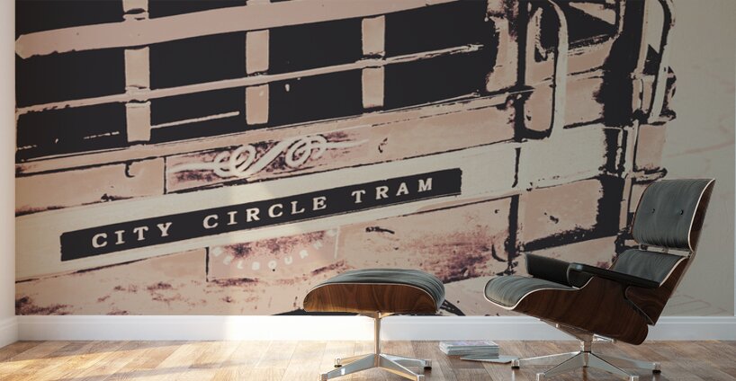 City circle street artwork Wall Murals