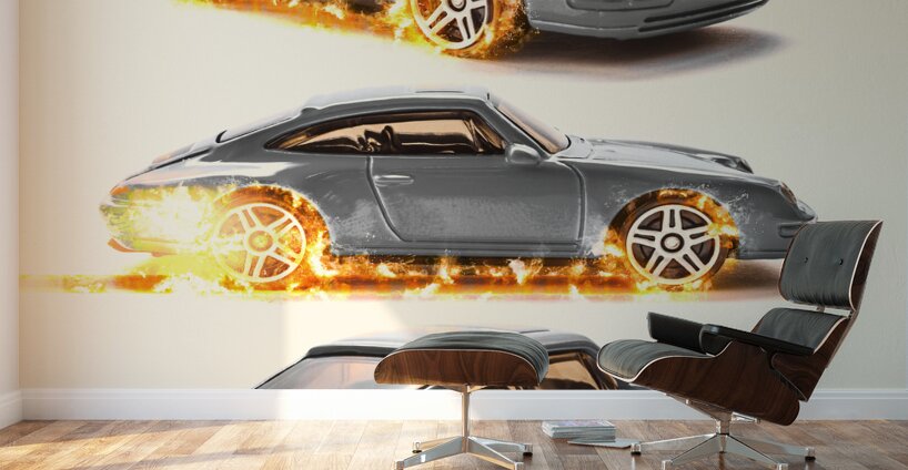Skid Sparks Wall Murals
