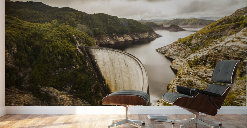 Tasmania Hydropower Dam Wall Murals