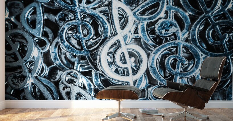Hitting key harmonics  Wall Murals