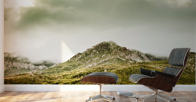 Untouched mountain wilderness Wall Murals