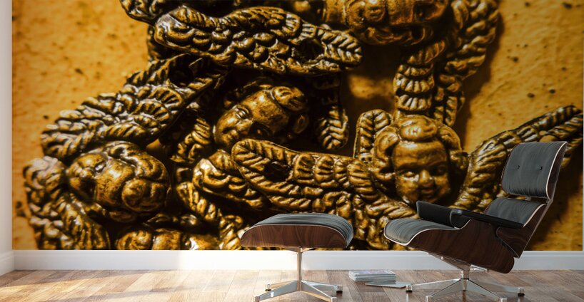 Circle of guardian angel elders Wall Murals