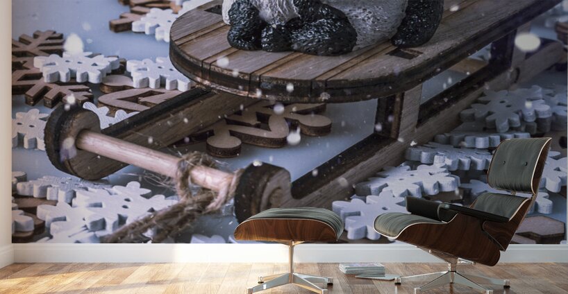 Panda frosts Wall Murals