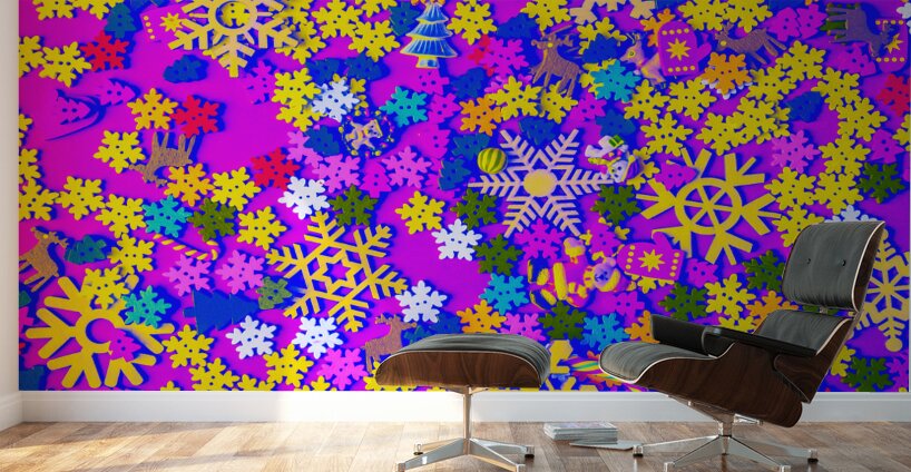 Wooden festivities Wall Murals