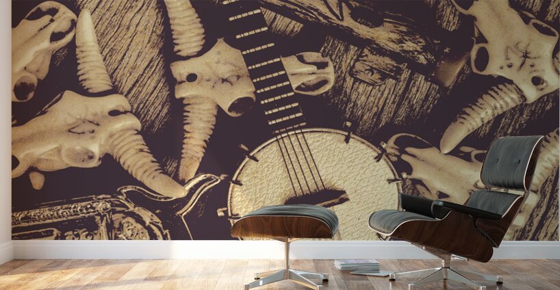 Story of the American West Wall Murals