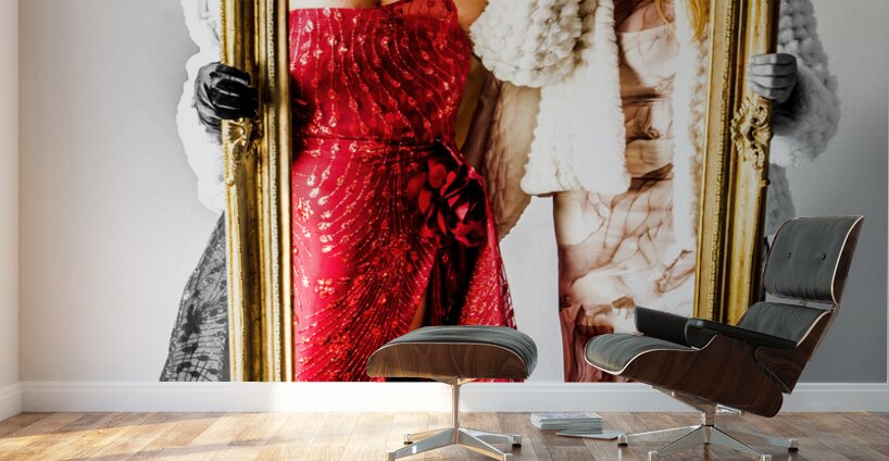 Framing in full colour Wall Murals