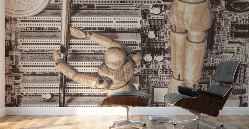 Block heights Wall Murals