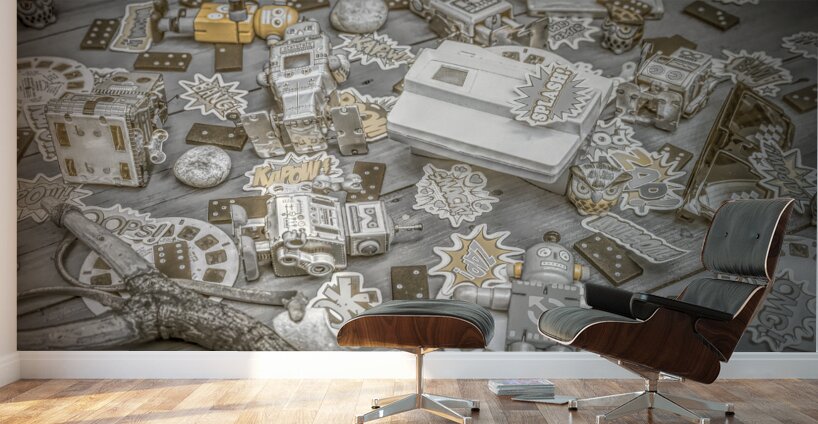Robot revival Wall Murals