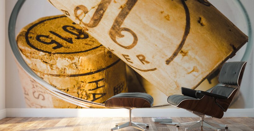 Corks gathering Wall Murals