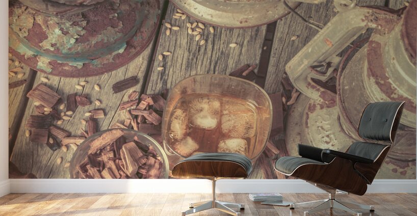 Whiskey chips Wall Murals