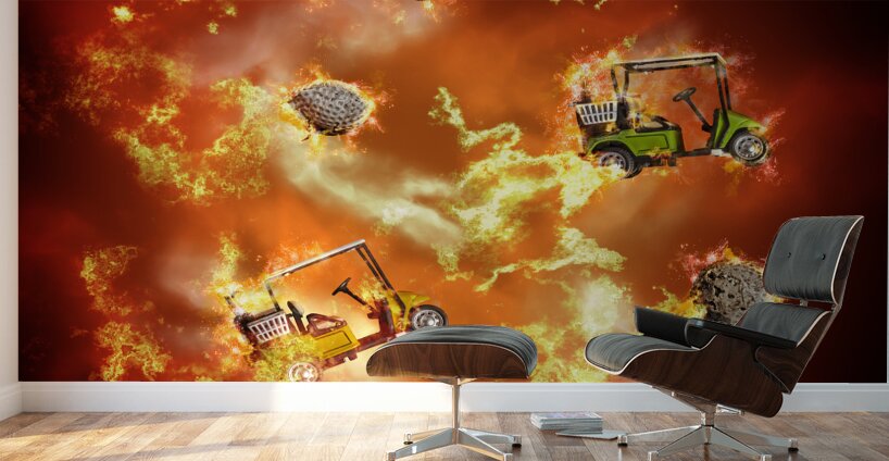 Fore course scorcher Wall Murals