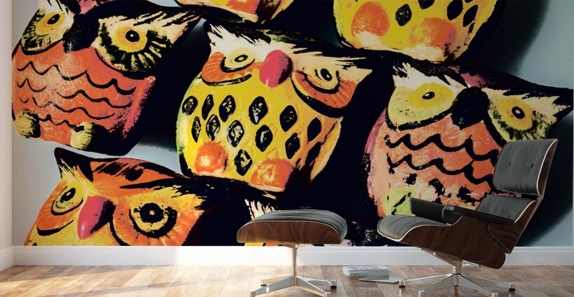 Owlrangement  Wall Murals