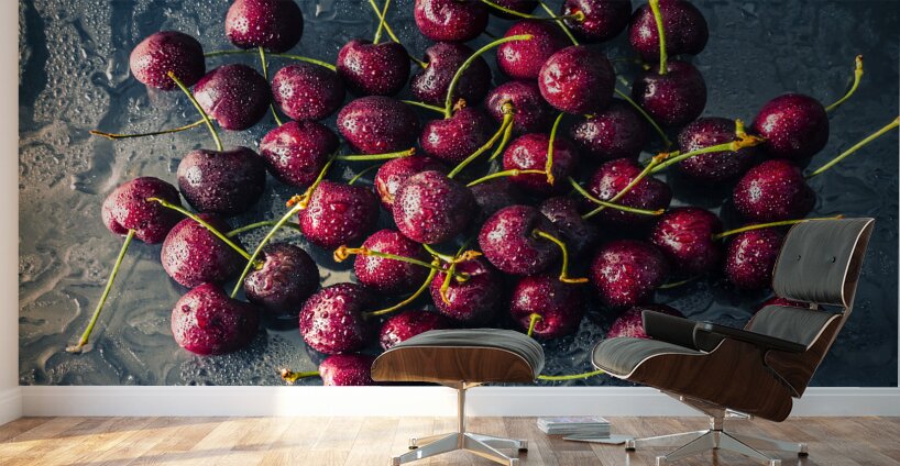 Chilled cherries Wall Murals