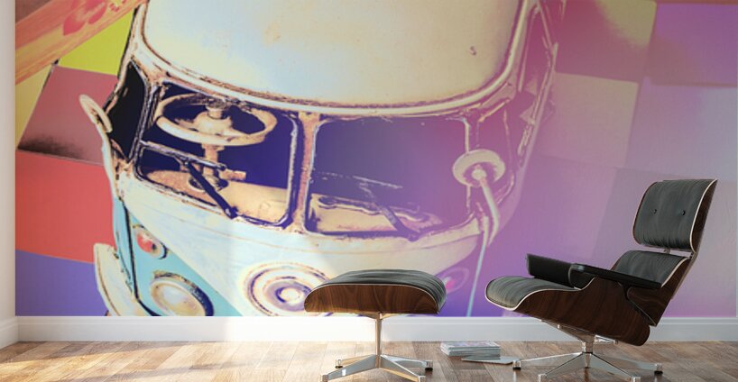 Boarding Bus Wall Murals